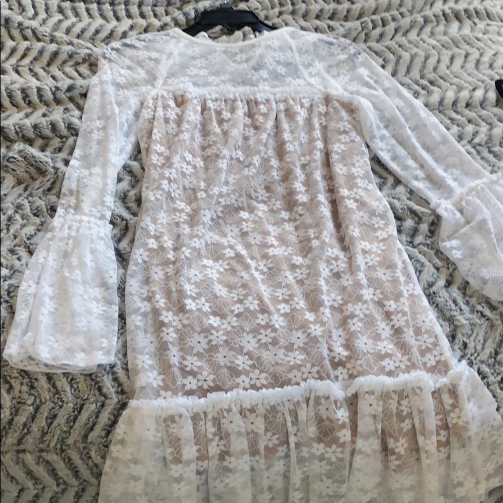 WHITE FLORAL DRESSS - Picture 2 of 5